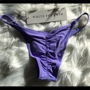 White fox swim Thira bottoms -size small